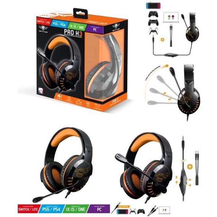 Auricular de juego Spirit of Gamer Pro-H3