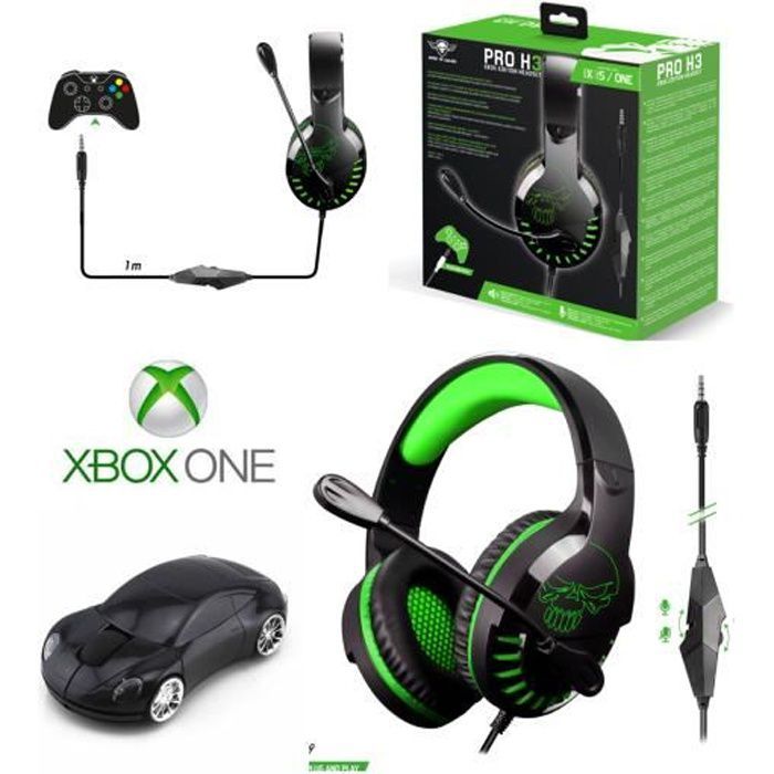 Auricular para Juegos - Espíritu del Jugador Pro H3 - Estéreo 2.0 - Compatible con Xbox - Con cable de 3.5 mm