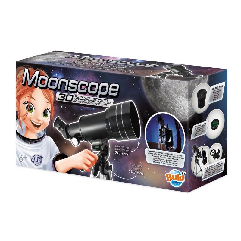 Téléscope lunaire Buki 30 activités