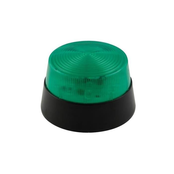 Perel LED Strobe Light - Green - 12VCC - Ø 77mm