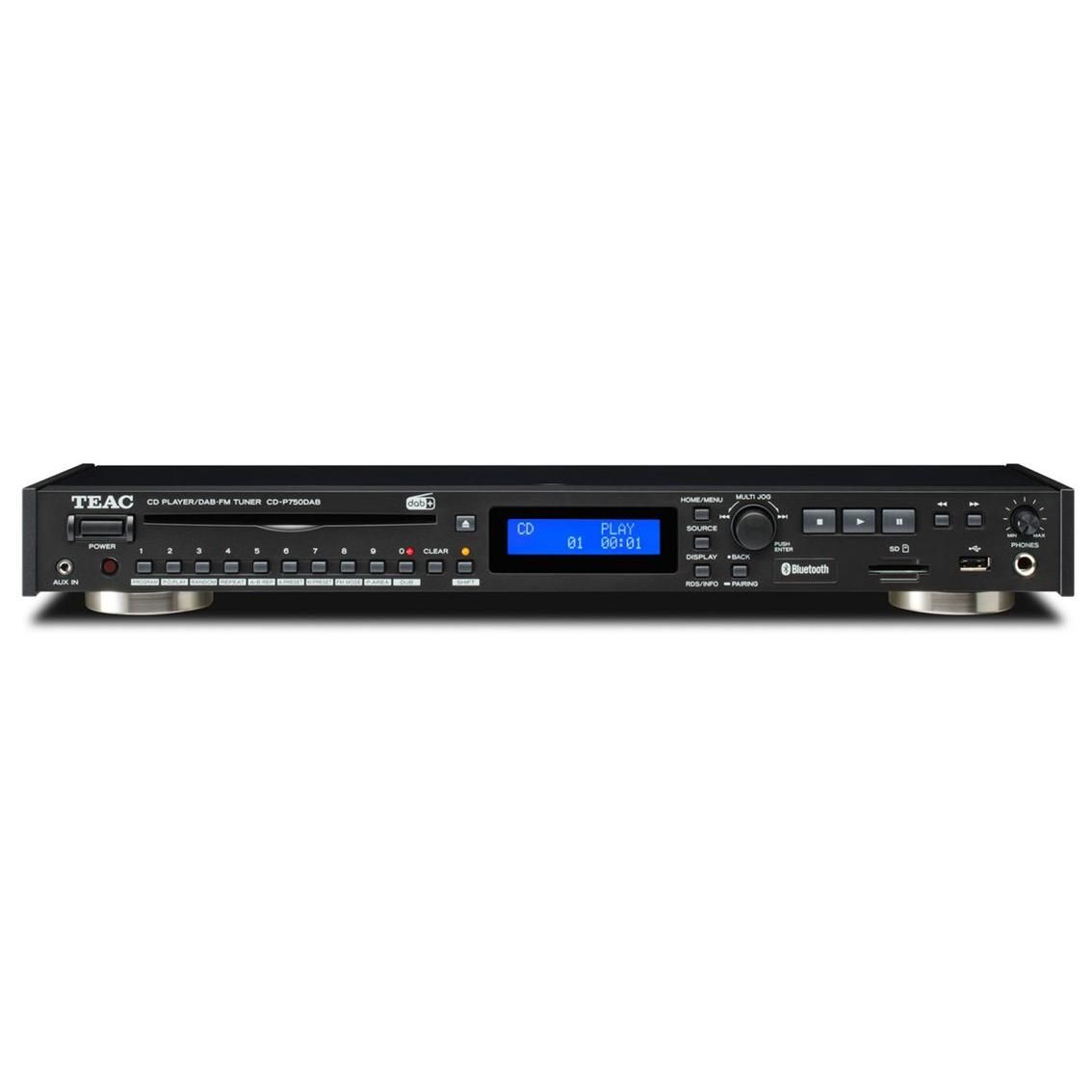 Teac CD Player with DAB+ Radio, Black