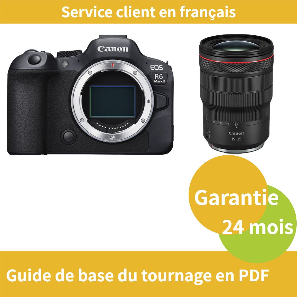 Canon EOS R6 Mark II Camera + Canon RF 15-35mm f/2.8 L IS USM Lens