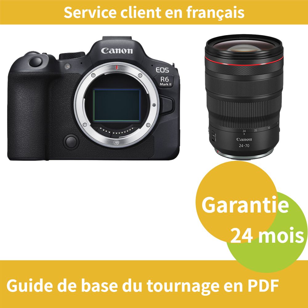 Canon EOS R6 Mark II Camera + Canon RF 24-70mm f/2.8 L IS USM Lens