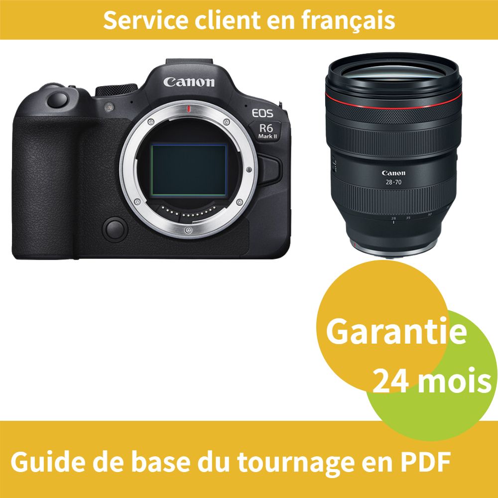 Canon EOS R6 Mark II Camera + Canon RF 28-70mm f/2 L USM Lens