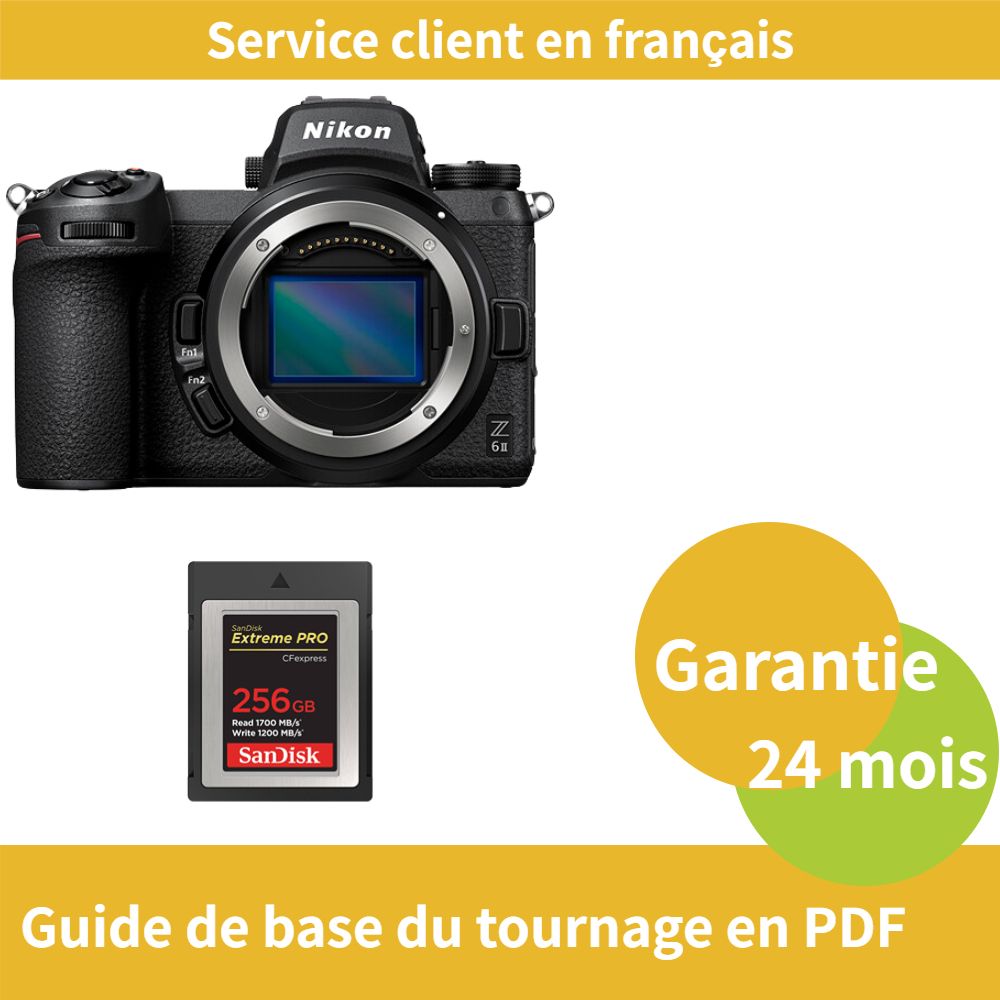 Nikon Z6 II Camera + SanDisk 256GB Extreme SD Card (PRO CFexpress Type B)
