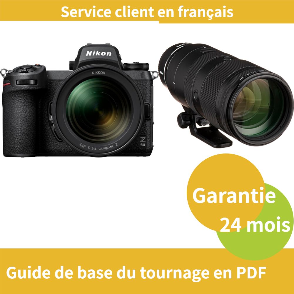 Nikon Z6 II Full-Frame Hybrid Camera Kit with 24-70mm f/4 S Lens and 70-200mm f/2.8 VR S NIKKOR Lens