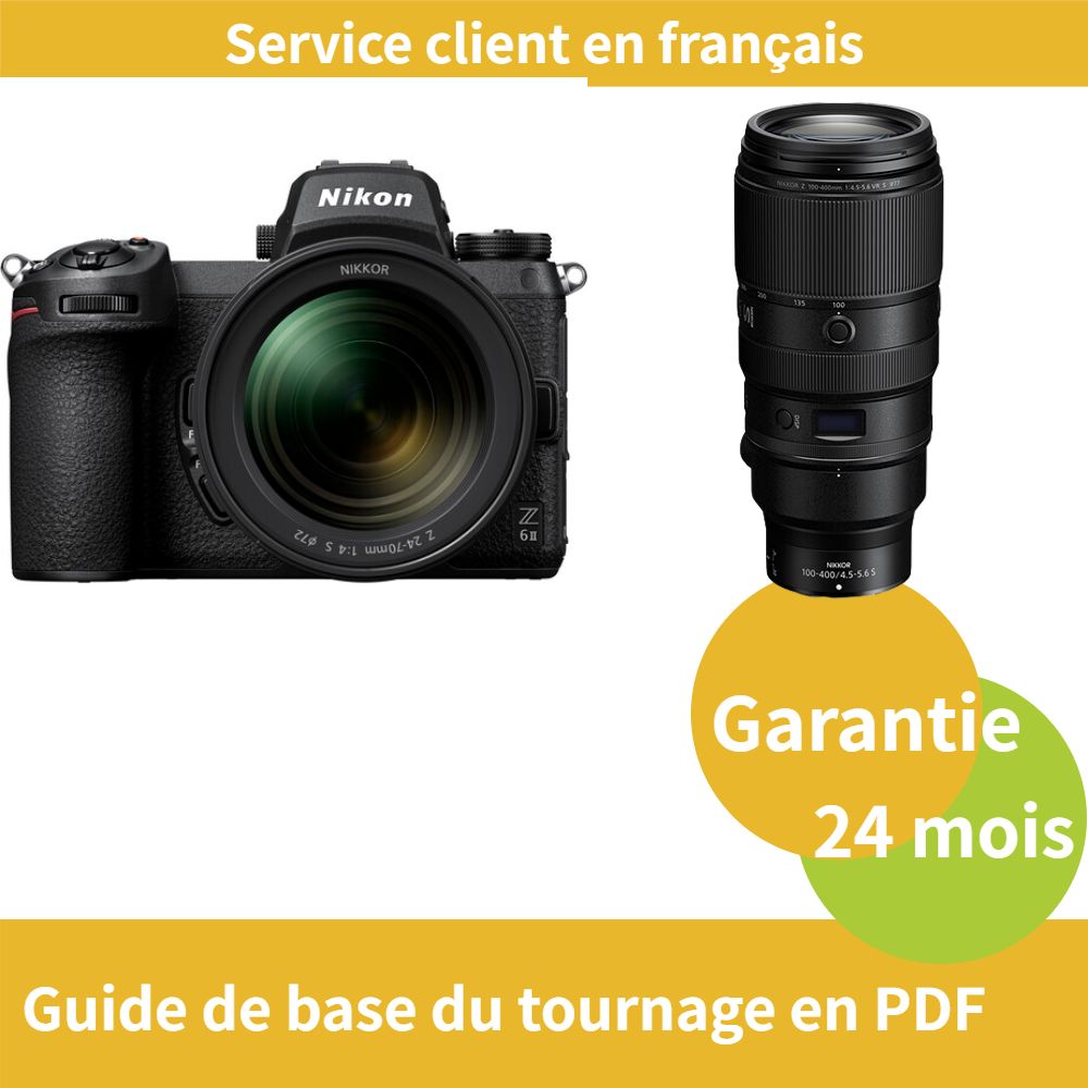 Nikon Z6 II Full-Frame Hybrid Camera Kit with Z 24-70mm f/4 S and Z 100-400mm f/4.5-5.6 VR S NIKKOR Lens