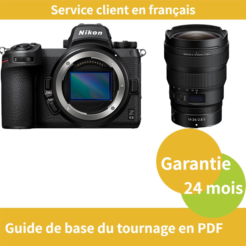 Nikon Z6 II Camera + Nikon 14-24mm f/2.8 S NIKKOR Lens
