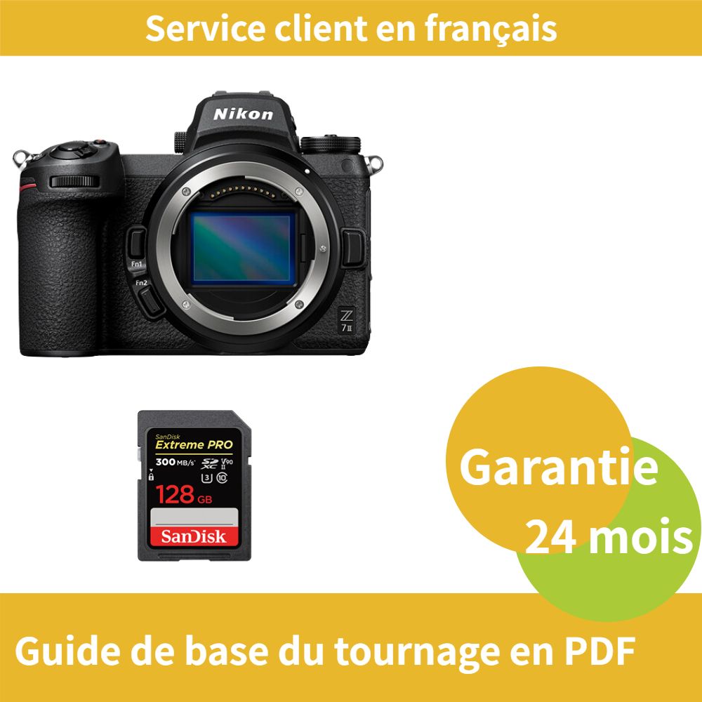 Nikon Z7 II Camera + SanDisk 128GB Extreme PRO SDXC UHS-II Card