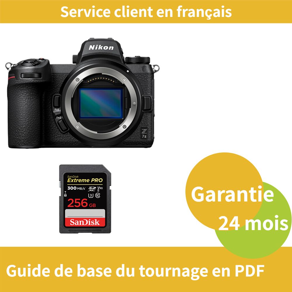 Nikon Z7 II Camera + SanDisk 256GB Extreme PRO SDXC UHS-II Card
