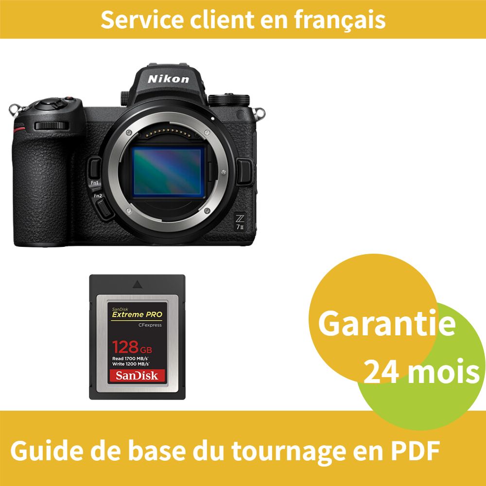Nikon Z7 II Camera + SanDisk 128GB Extreme SD Card (PRO CFexpress Type B)