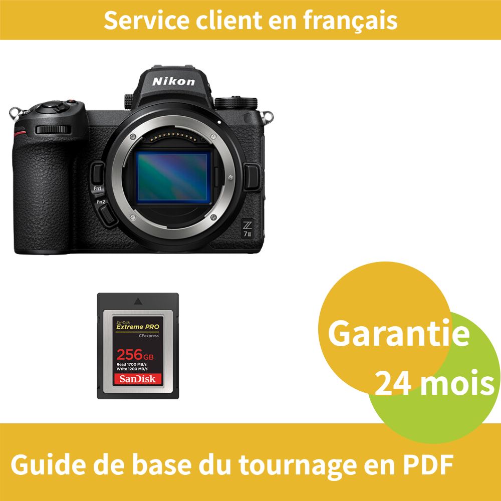 Nikon Z7 II Camera + SanDisk 256GB Extreme SD Card PRO CFexpress Type B