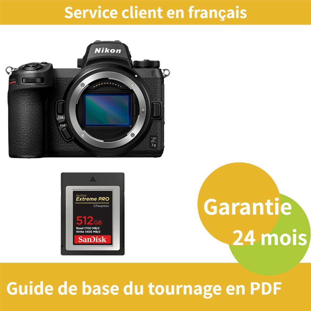 Nikon Z7 II Camera + SanDisk 512GB Extreme SD Card (PRO CFexpress Type B)