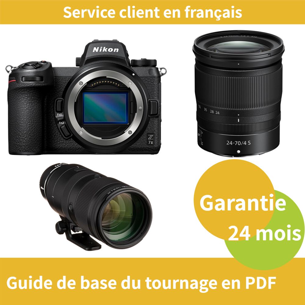 Nikon Z7 II Kit with Z 24-70mm f/4 S Lens and Z 70-200mm f/2.8 S VR Lens