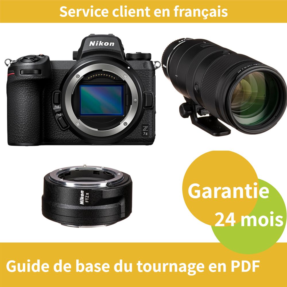 Nikon Z7 II Camera + FTZ II Adapter Ring + Nikon Z 70-200mm f/2.8 VR S NIKKOR Lens