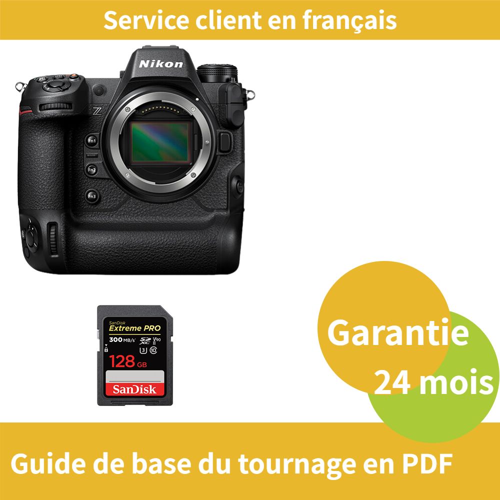 Nikon Z9 Camera + SanDisk 128GB Extreme PRO SDXC UHS-II Card