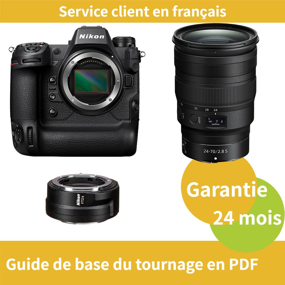 Nikon Z9 Camera + Nikon Z 24-70mm f/2.8 S NIKKOR Lens + FTZ II Adaptive Ring