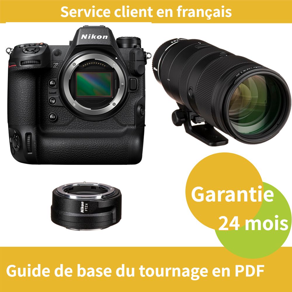Nikon Z9 Camera + Nikon Z 70-200mm f/2.8 VR S NIKKOR + Nikon FTZ II Adapter Ring