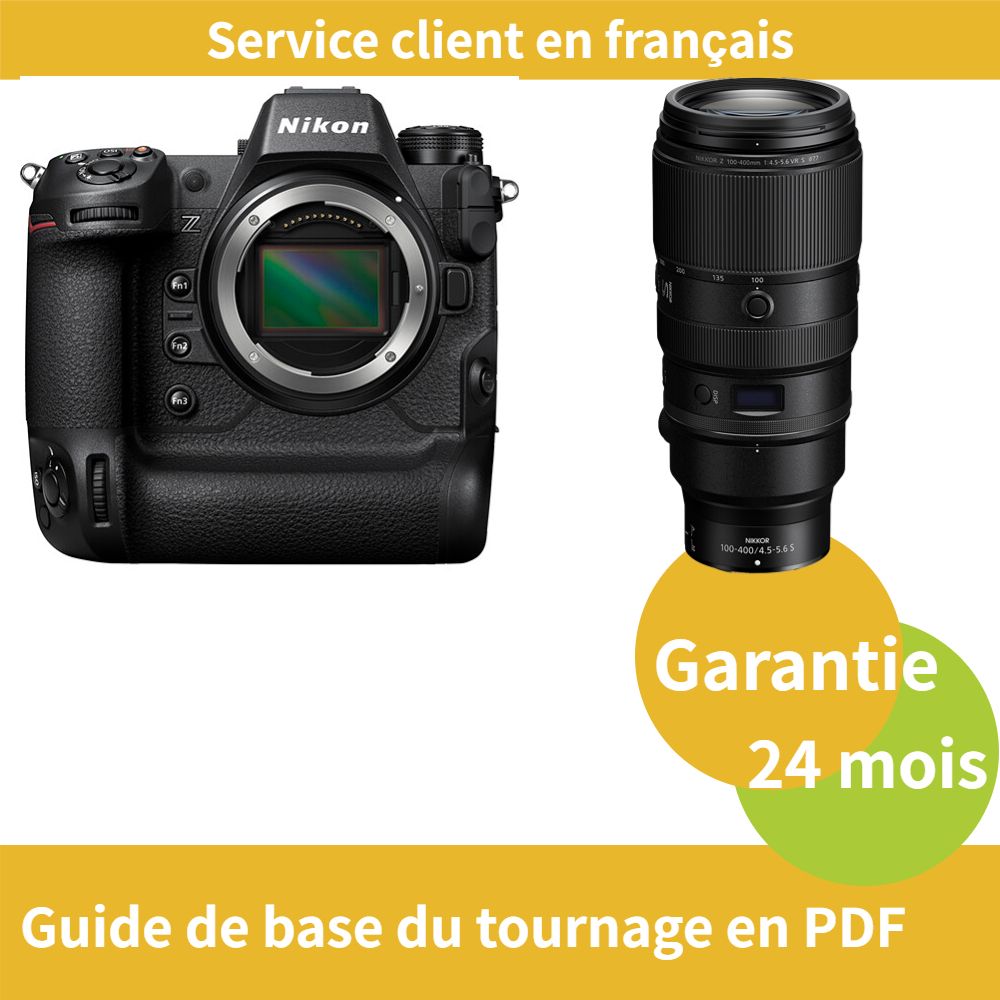Nikon Z9 Camera + Nikon Z 100-400mm f/4.5-5.6 VR S NIKKOR Lens
