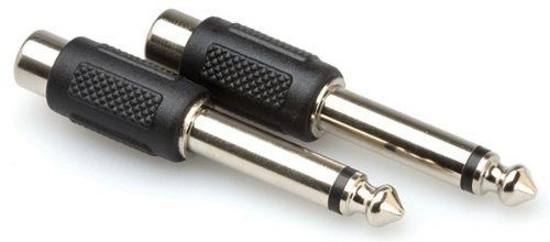 RCA 2-Pack RCA F to 6.35mm Jack Adaptors