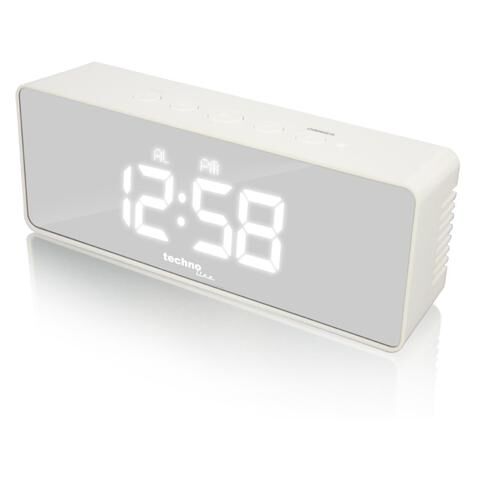 Tecnolinea Reloj de Alarma Mañanero Blanco