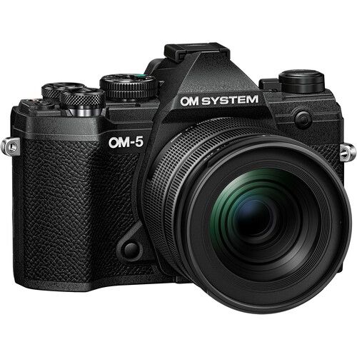 Olympus OM-System OM-5 Hybrid Camera Body + 12-45mm f/4 PRO Black Lens