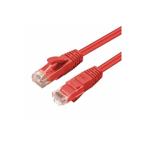 Cable de red MicroConnect - 10 m, CAT 5e UTP, RJ-45 (M) a RJ-45 (M), rojo