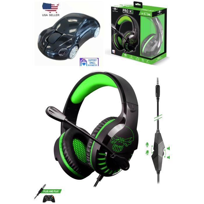 Spirit of Gamer PRO-H3 Gaming Headset - 50mm Drivers - Omnidirectional Microphone