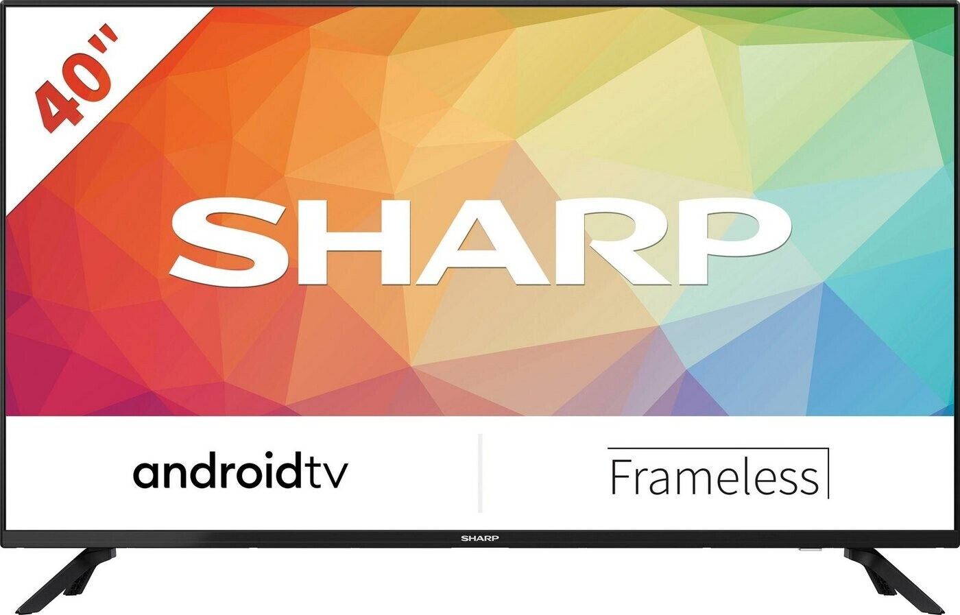 Sharp 40FG2EA 40" Full HD Android Frameless TV - Black