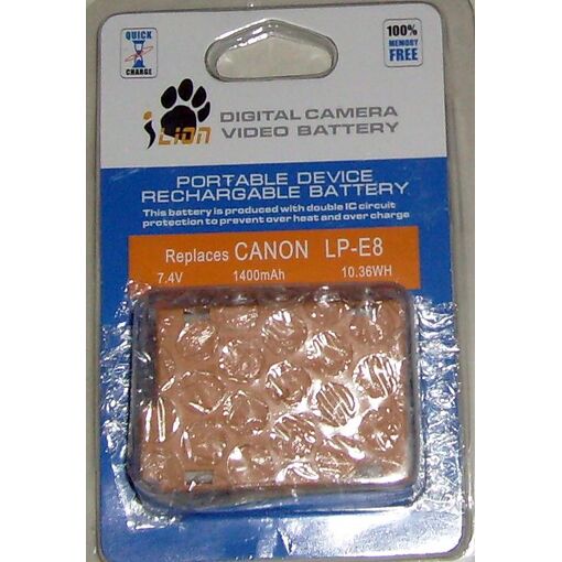Batería Ansmann LP-E8 de Ion de Litio para Canon