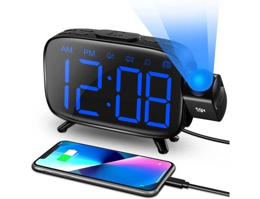 Reloj despertador con proyección de hora en el techo CGV 13024