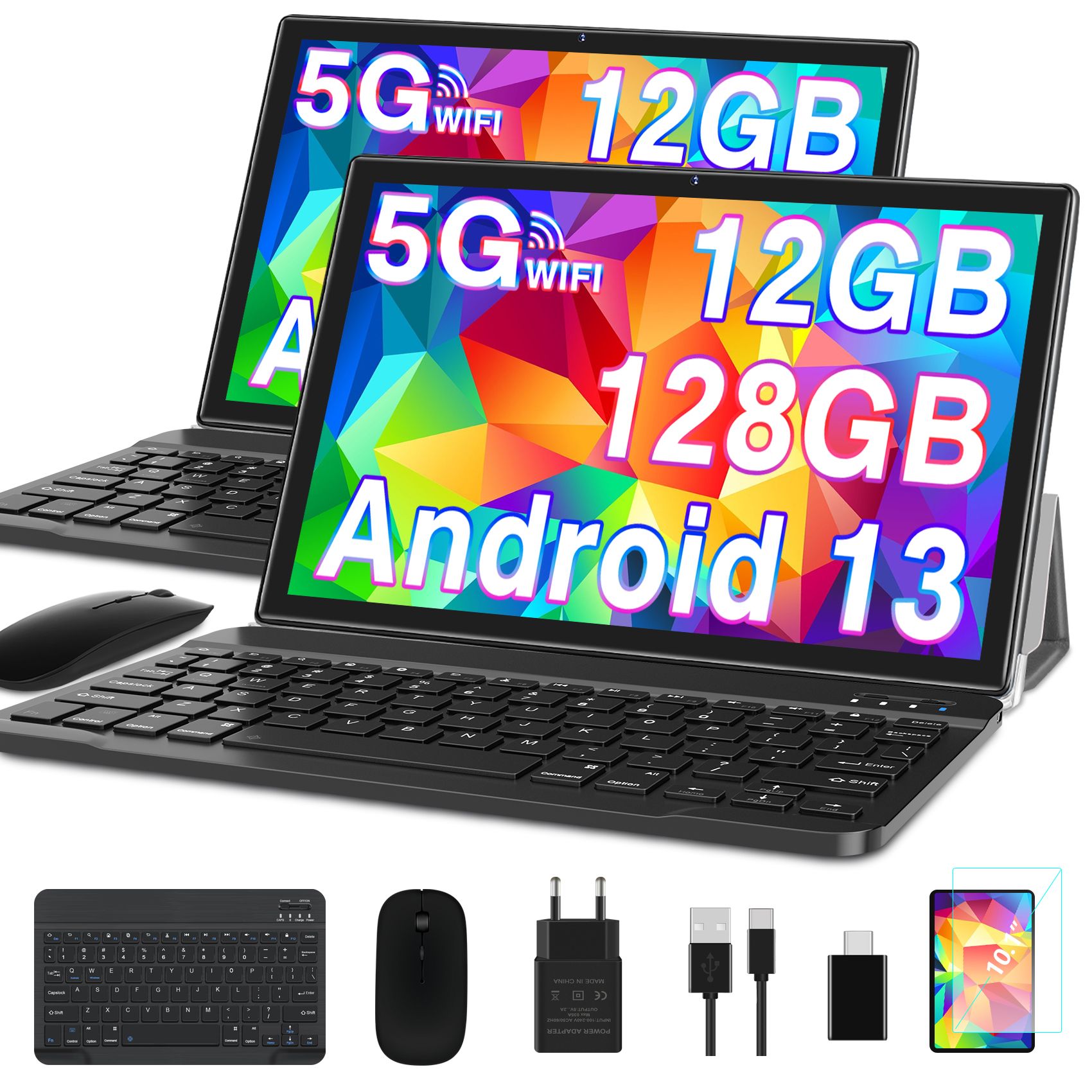 GOODTEL G3 5G Tablet - 10inch, 128GB, 12/128GB RAM, Metal Body, WiFi 5G, Android 13