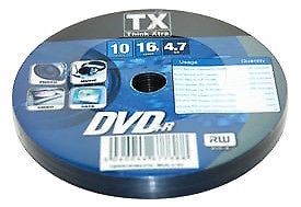 TX Group 10x DVD+R 4.7GB 16x Spindle