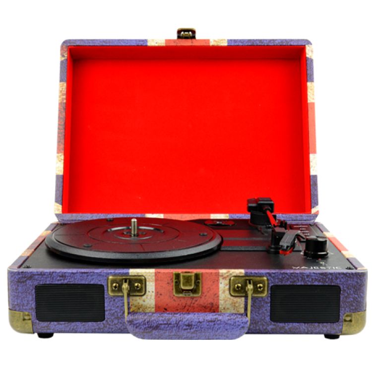 New Majestic Vintage Bluetooth Turntable with Encoder and USB/SD/AUX Inputs (TT-43 BT USB SD AX)