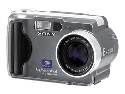 Sony CompactS30 Digital Camera - 1.3MP - 3x Optical Zoom - Metallic Gray