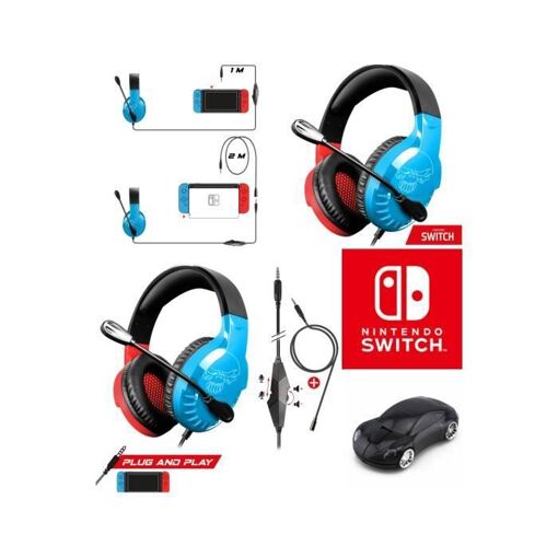 Auricular de juego Spirit of Gamer Pro H3 Estéreo - Rojo
