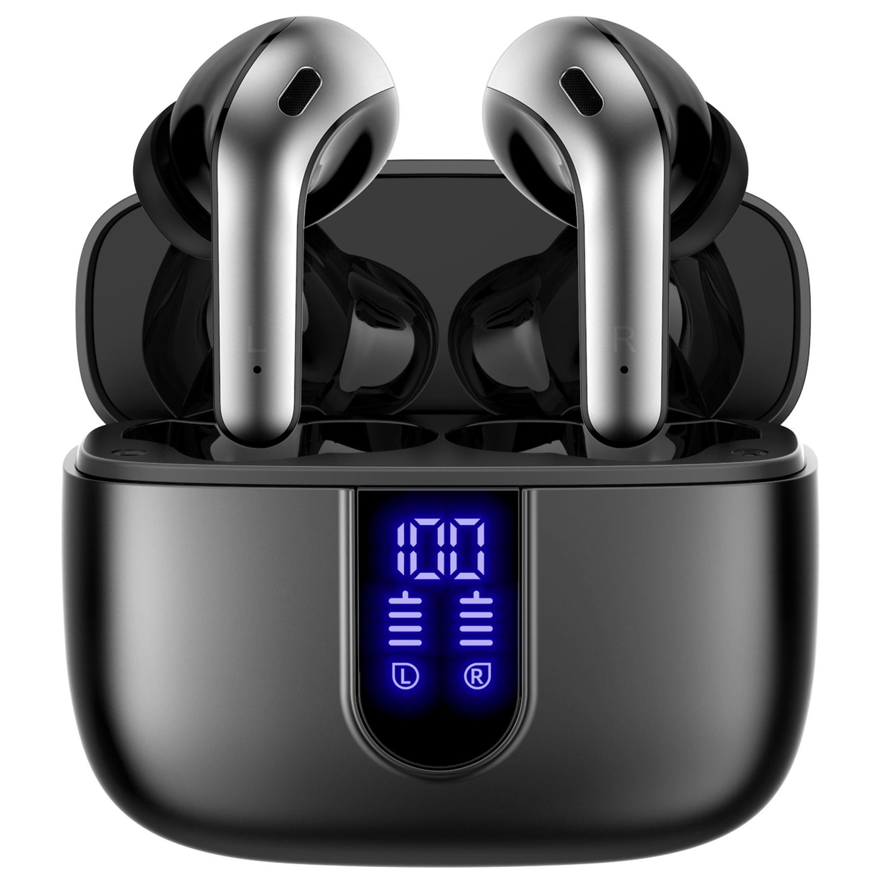 TAGRY Wireless Earbuds with Bluetooth 5.1, Waterproof IPX7, 40h Battery Life, Stereo Sound, Integrated Microphone