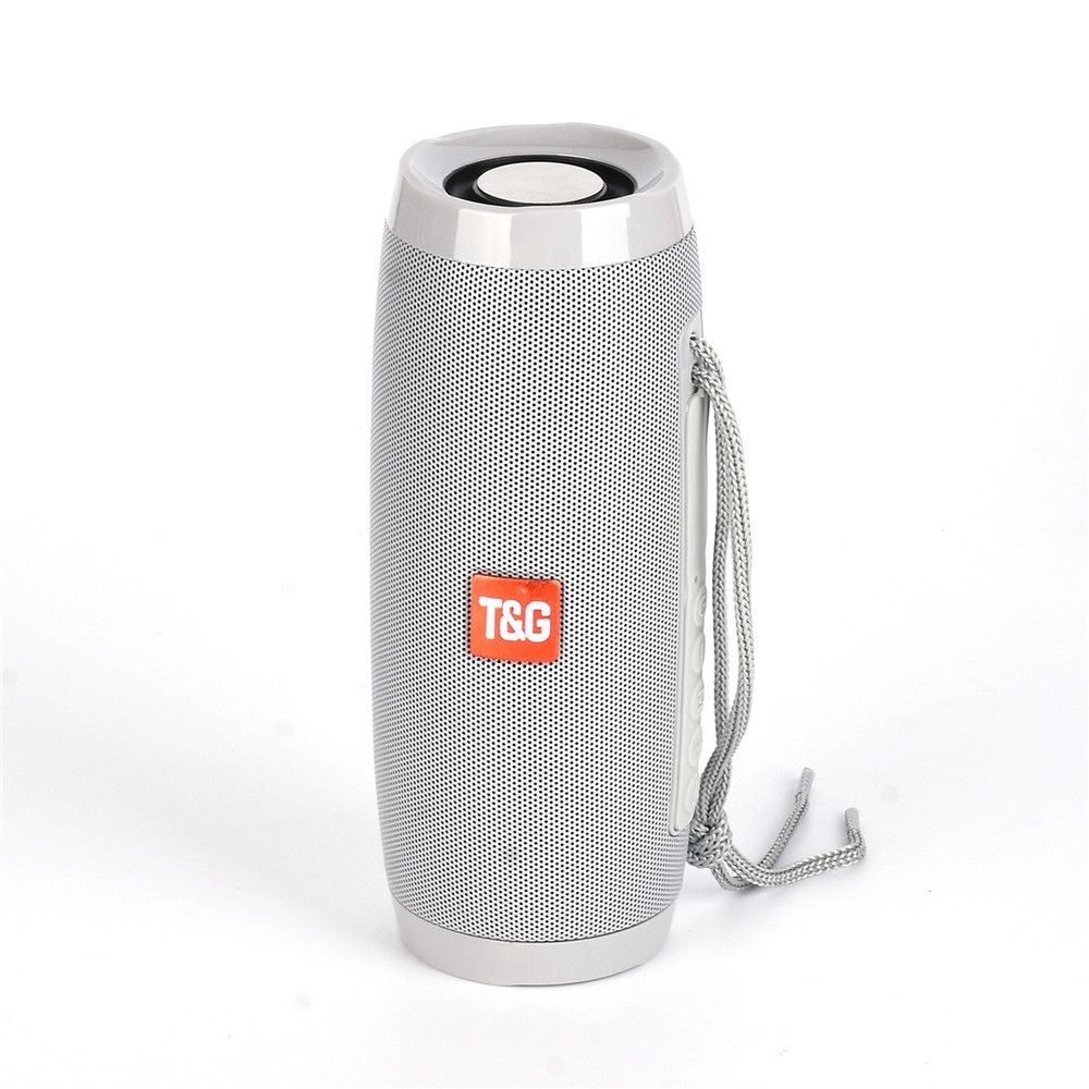 BaidanuoNetwork Bluetooth Wireless Speaker with LED Music Lantern - Creative Outdoor Subwoofer, Waterproof, Grey