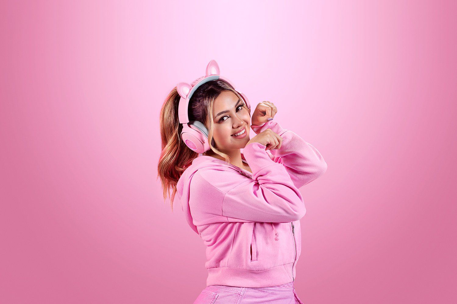 Razer Kraken Kitty V2 Pro RGB Rose Headset