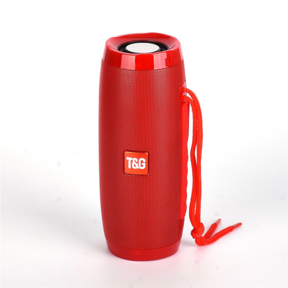Baixuqin Bluetooth Wireless Speaker with LED Light and Melody Lantern - Waterproof Outdoor Subwoofer - Red (4 hours playback time, IPX5 rating)