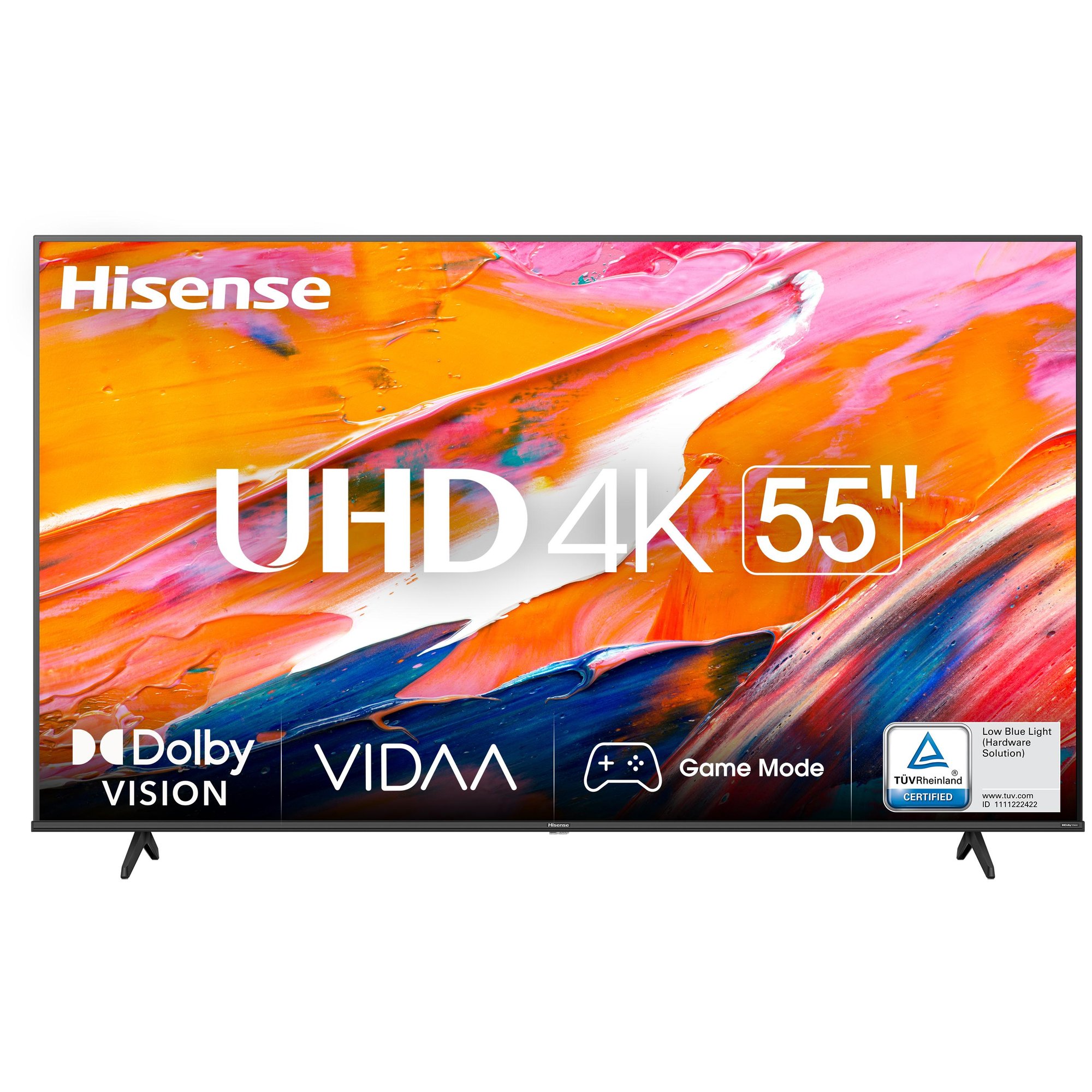 Hisense 55A6K - 55-inch A6K Series LED Smart TV - 4K UHD (2160p) - HDR - Black