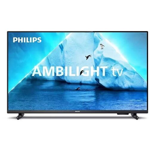 Televisor Philips 32PFS6908 de 32 pulgadas (81 cm) Full HD con tecnología Ambilight, retroiluminación LED, 2023, Gris