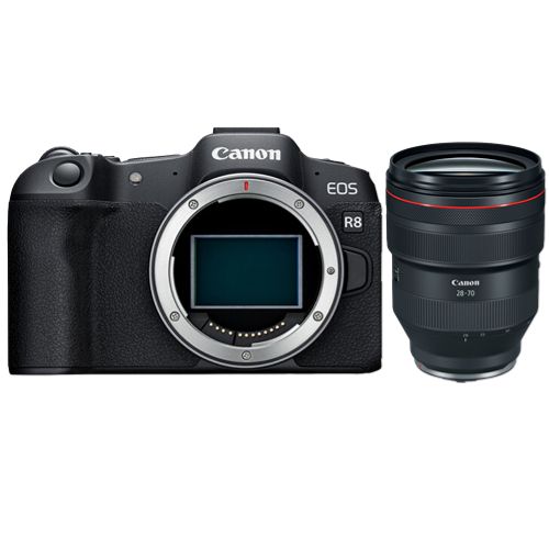 Canon EOS R8 Camera + RF 28-70mm f/2L USM Lens