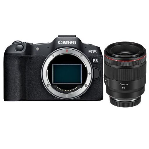 Canon EOS R8 Body + RF 50mm f/1.2L USM Lens