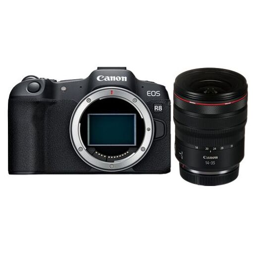 Appareil photo Canon EOS R8 + objectif RF 14-35 mm f/4 L IS USM