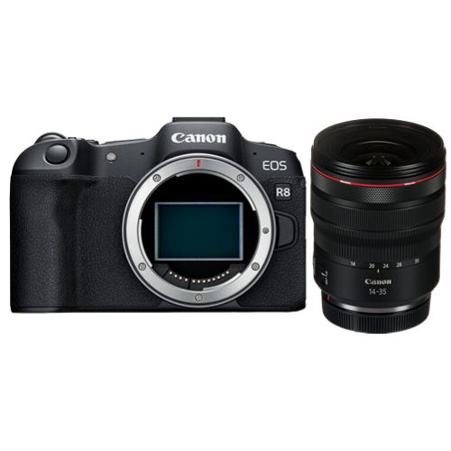 Canon EOS R8 Camera + RF 14-35mm f/4L IS USM Lens
