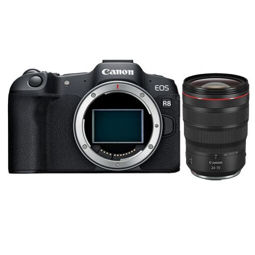 Appareil photo Canon EOS R8 + objectif RF 24-70mm f/2.8L IS USM