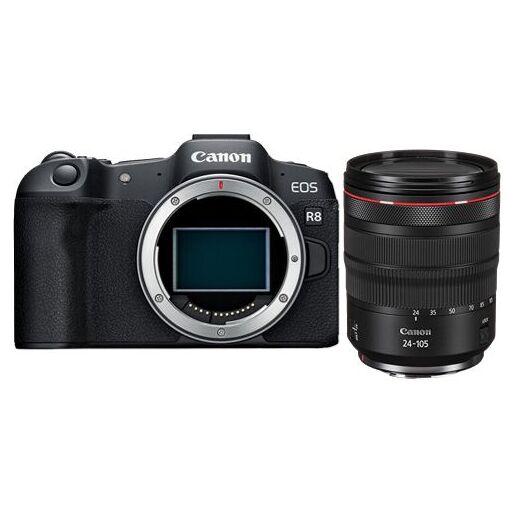 Canon EOS R8 Camera + RF 24-105mm f/4L IS USM Lens