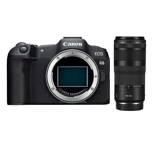 Appareil photo Canon EOS R8 + objectif RF 100-400mm f/5.6-8 IS USM