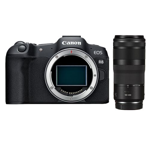 Appareil photo Canon EOS R8 + objectif RF 100-400mm f/5.6-8 IS USM